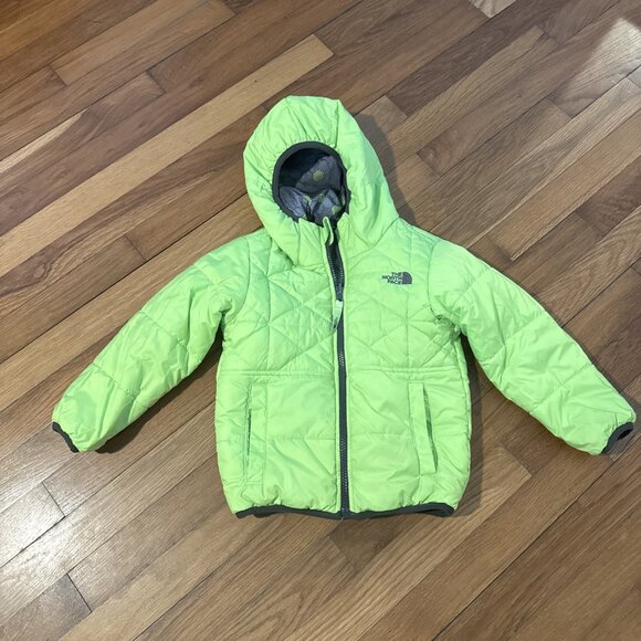 The North Face Reversible Jacket Toddler Hooded Size 4T - Picture 2 of 5